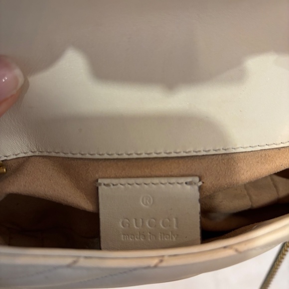 Gucci GG Marmont Super Mini Bag - White | Pre-loved/Used - Picture 8 of 9